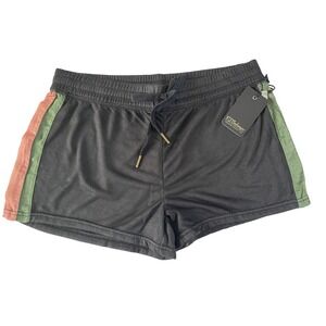 NWT PJ Salvage Small Black Olive Pink Lounge pajama Shorts Peachy Soft #PQ12